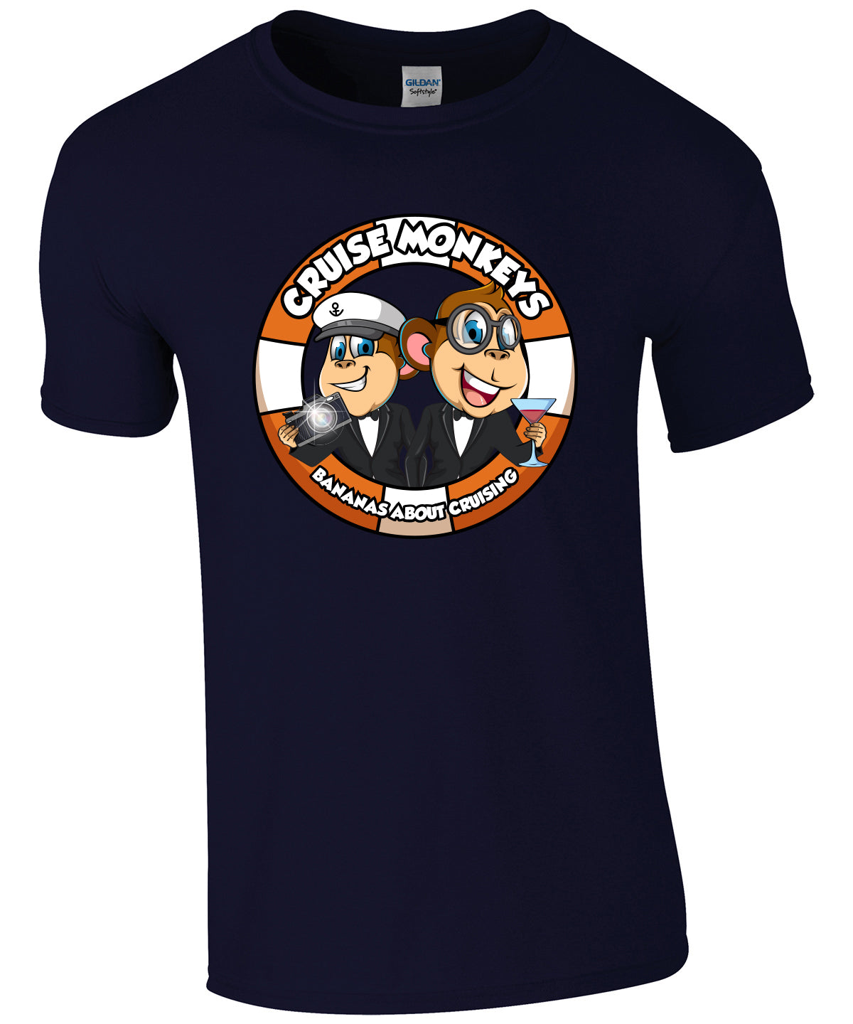 Large Logo Navy T-Shirt